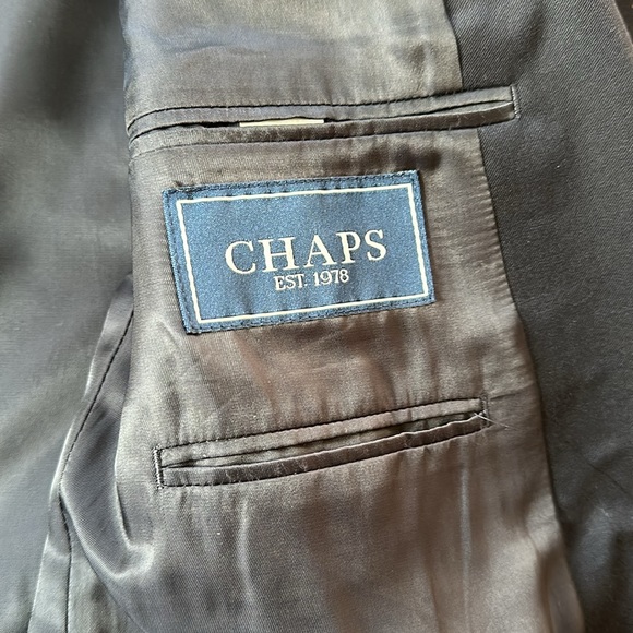 Chaps Navy Blazer — 42L - Picture 3 of 7